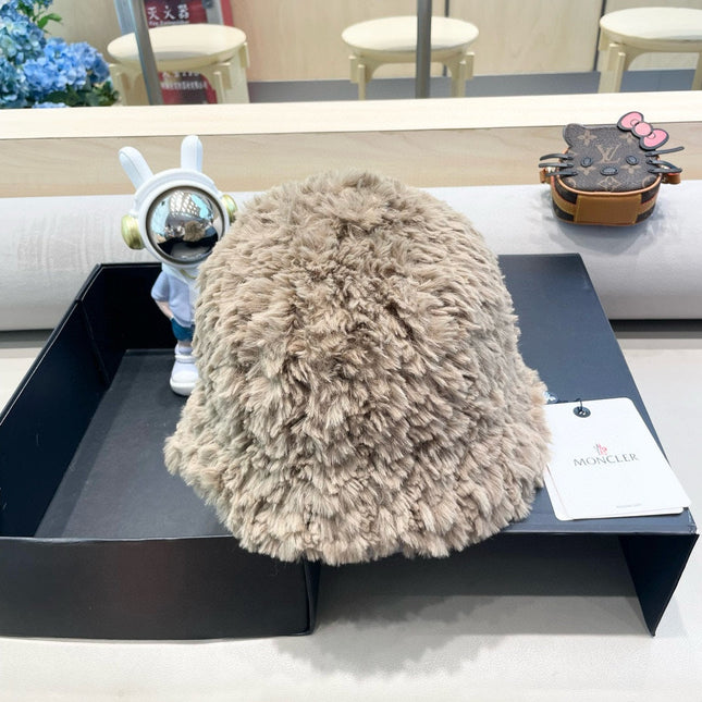 BUCKET HAT IN PEANUT BROWN FLEECE 435042