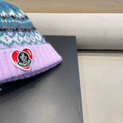 BEANIE HAT IN COLORFUL WOOL 438146