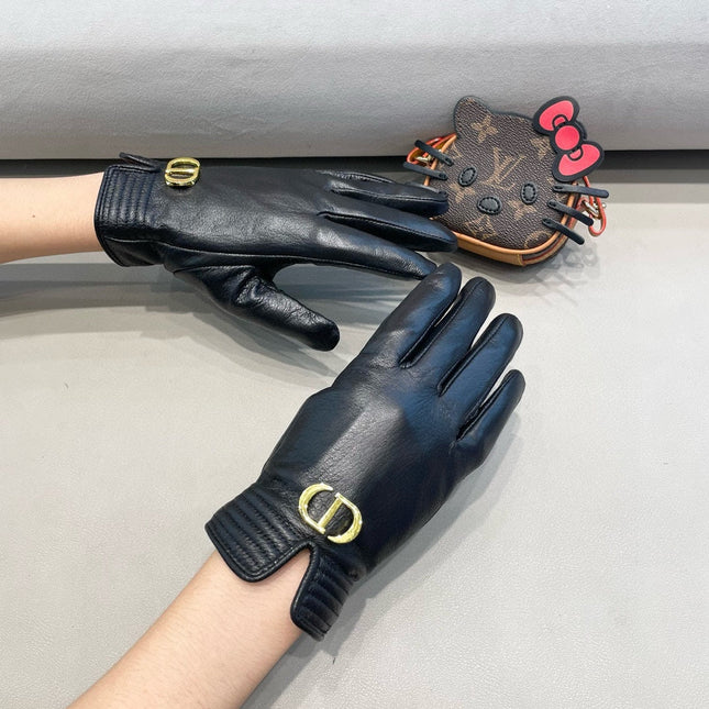 GLOVES IN BLACK DEERSKIN 462404