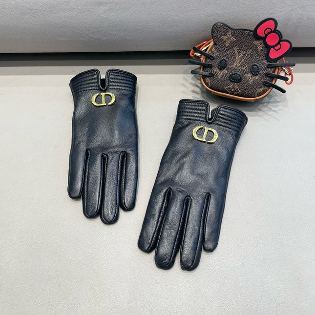 GLOVES IN BLACK DEERSKIN 462404