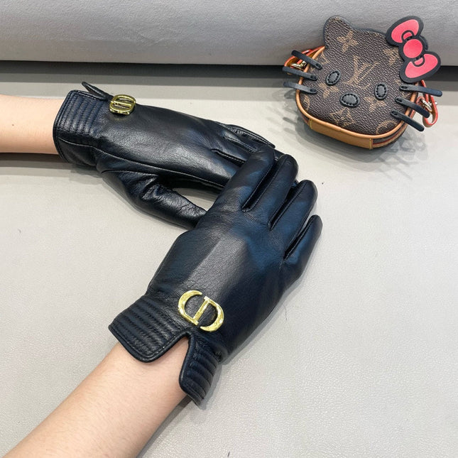 GLOVES IN BLACK DEERSKIN 462404
