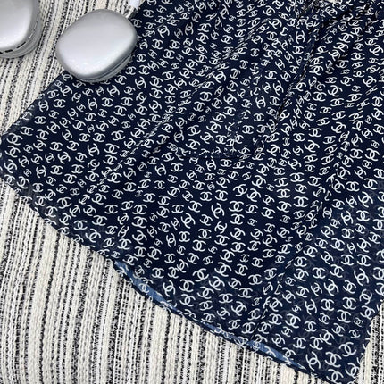 CHANEL BLACK PEARL-EMBELLISHED CAMISOLE