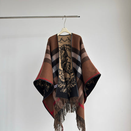 BURBERRY 25S PLAID KNITTED SCARF 146