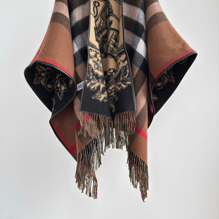 BURBERRY 25S PLAID KNITTED SCARF 146