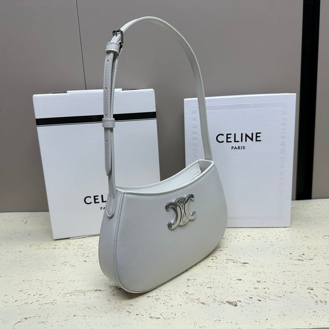 MINI 22 TILLY BAG IN WHITE SHINNY CALFSKIN