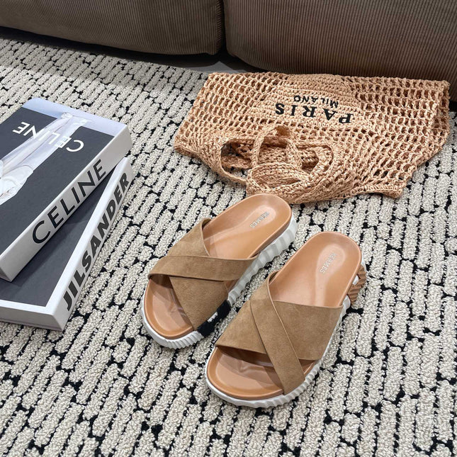 INFRA SANDAL PINK NUDE SUEDE