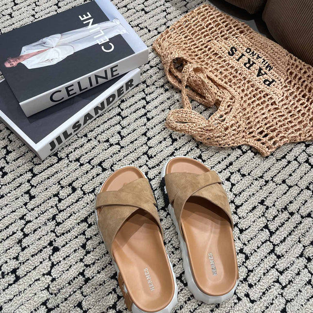 INFRA SANDAL PINK NUDE SUEDE