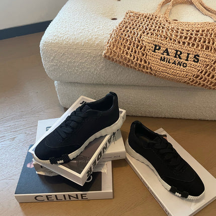 BOUNCING SNEAKERS BLACK CALFSKIN