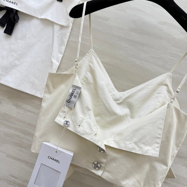 CHANEL 25S SPAGHETTI STRAP TOP STYLE 243