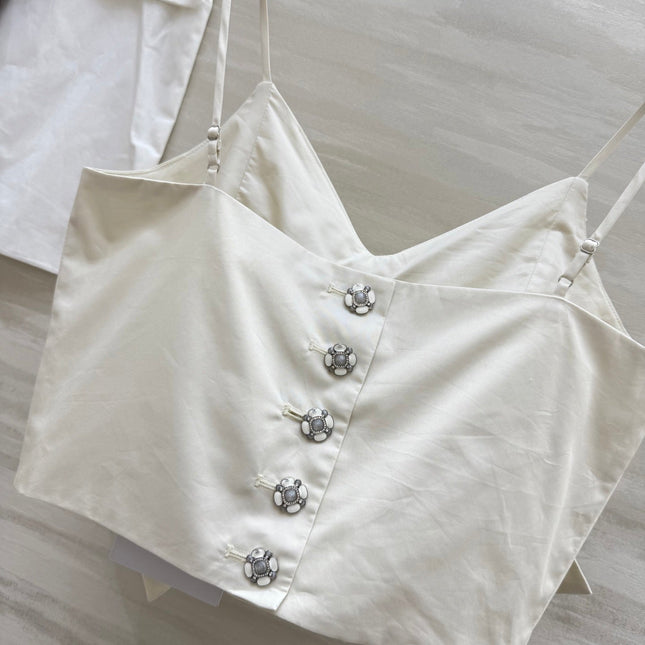 CHANEL 25S SPAGHETTI STRAP TOP STYLE 243