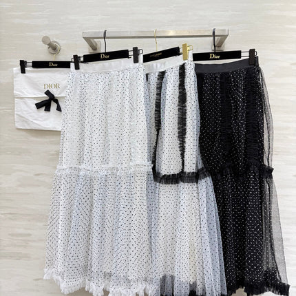DIOR 25S LONG TULLE SKIRT STYLE 028