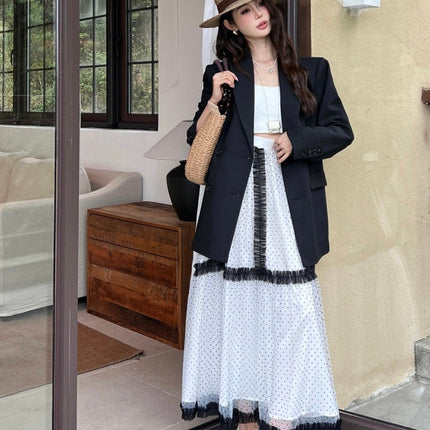 DIOR 25S LONG TULLE SKIRT STYLE 028