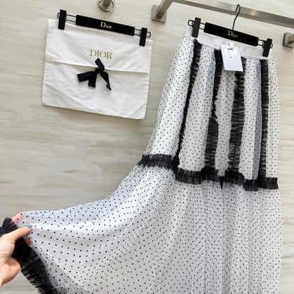 DIOR 25S LONG TULLE SKIRT STYLE 028