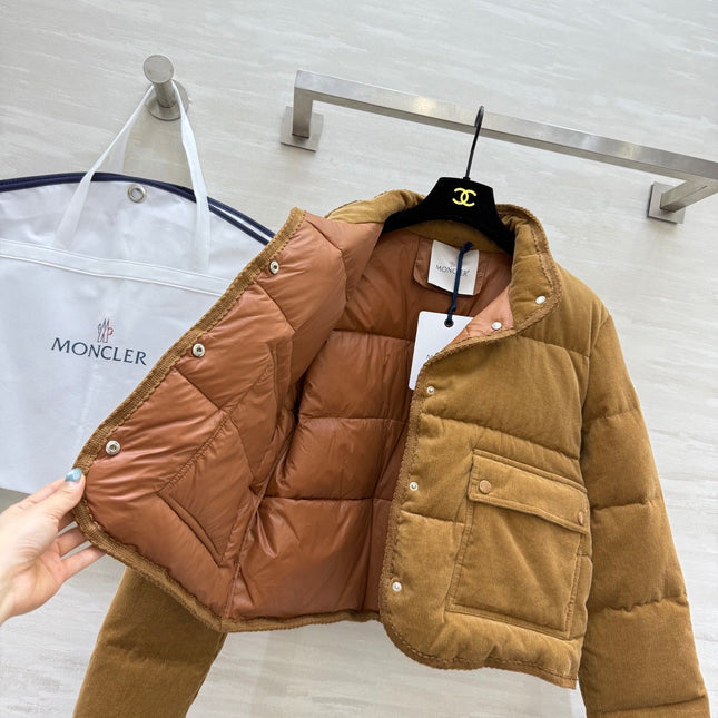 MONCLER 25S VELVET DOWN JACKETS 237