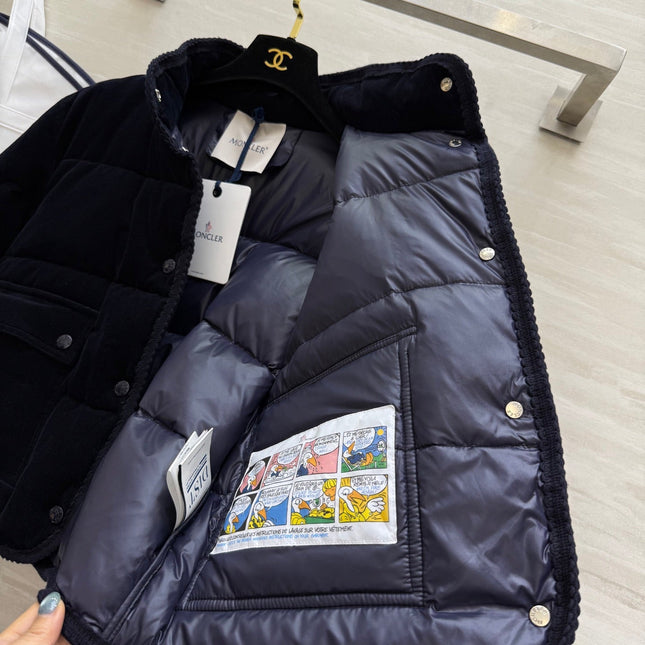 MONCLER 25S VELVET DOWN JACKETS 238