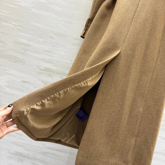 RALPH LAUREN LONG WOOL COAT STYLE 190