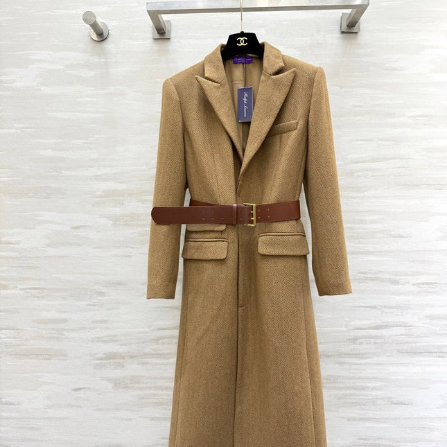RALPH LAUREN LONG WOOL COAT STYLE 190