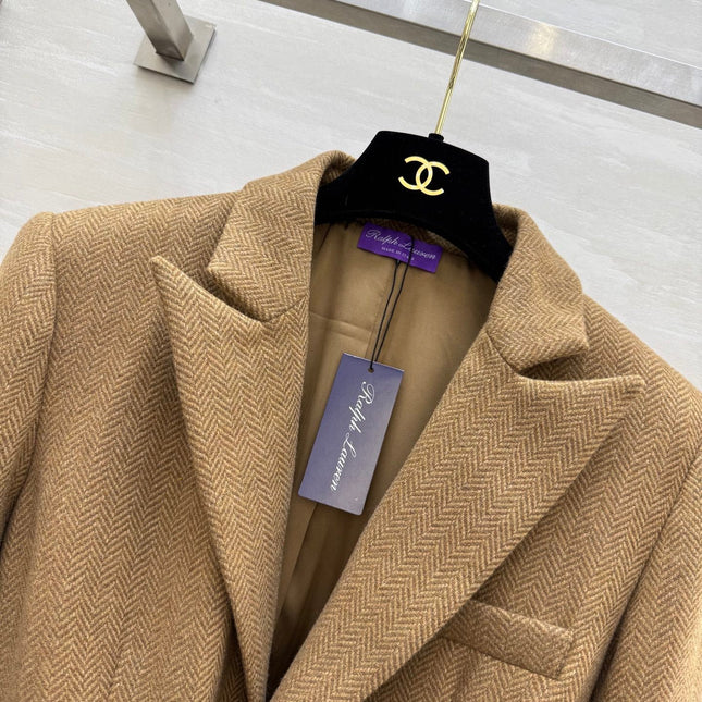 RALPH LAUREN LONG WOOL COAT STYLE 190