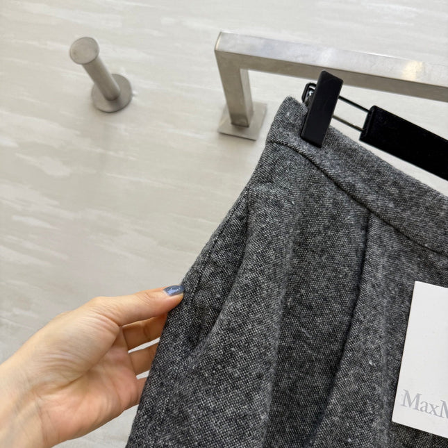 MAX MARA 25S WIDE-LEG KNIT PANTS 665256