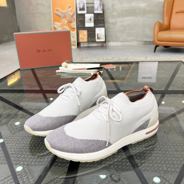 LP 360 LP FLEXY WALK SNEAKER WHITE AND GRAY WOOL