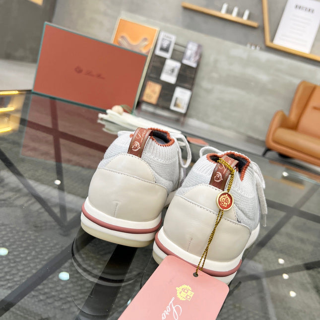 LP 360 LP FLEXY WALK SNEAKER WHITE AND GRAY WOOL