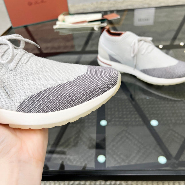 LP 360 LP FLEXY WALK SNEAKER WHITE AND GRAY WOOL