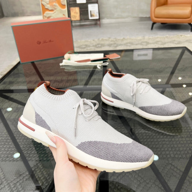 LP 360 LP FLEXY WALK SNEAKER WHITE AND GRAY WOOL