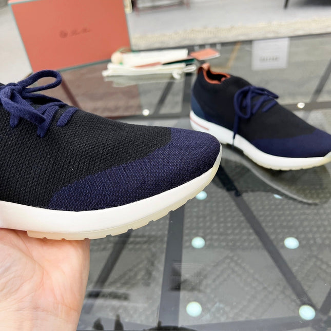 LP 360 LP FLEXY WALK SNEAKER NAVY AND BLACK WOOL