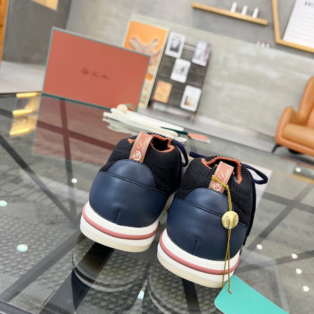 LP 360 LP FLEXY WALK SNEAKER NAVY AND BLACK WOOL