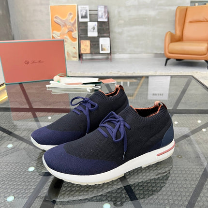 LP 360 LP FLEXY WALK SNEAKER NAVY AND BLACK WOOL