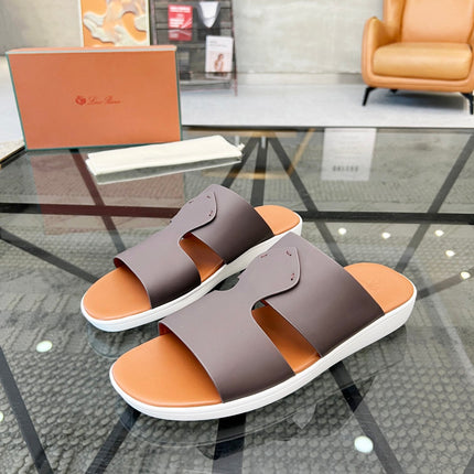 LP CROSSOVER SLIPPERS CHOCOLATE CALFSKIN