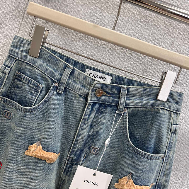 CHANEL 25S DENIM JEANS STYLE 124