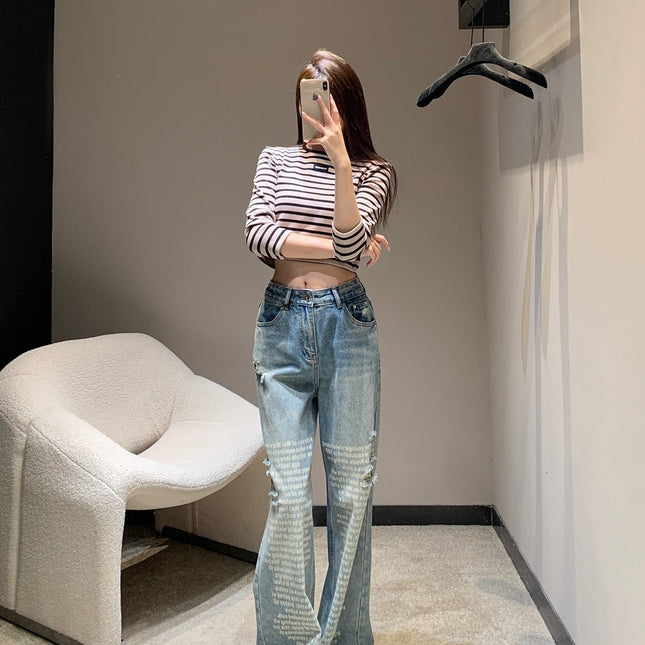 MIUMIU STRAIGHT-LEG JEANS STYLE 17