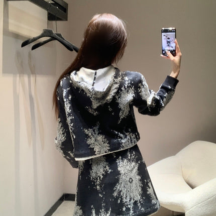 CHANEL 25S SWEATSHIRT SKIRT SET STYLE 188