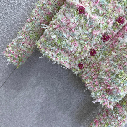 CHANEL 25S KNITTED WOOL COAT 232215