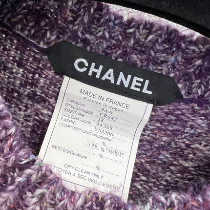 CHANEL 25S KNITTED CASHMERE SWEATER 232683