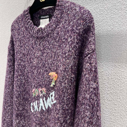 CHANEL 25S KNITTED CASHMERE SWEATER 232683