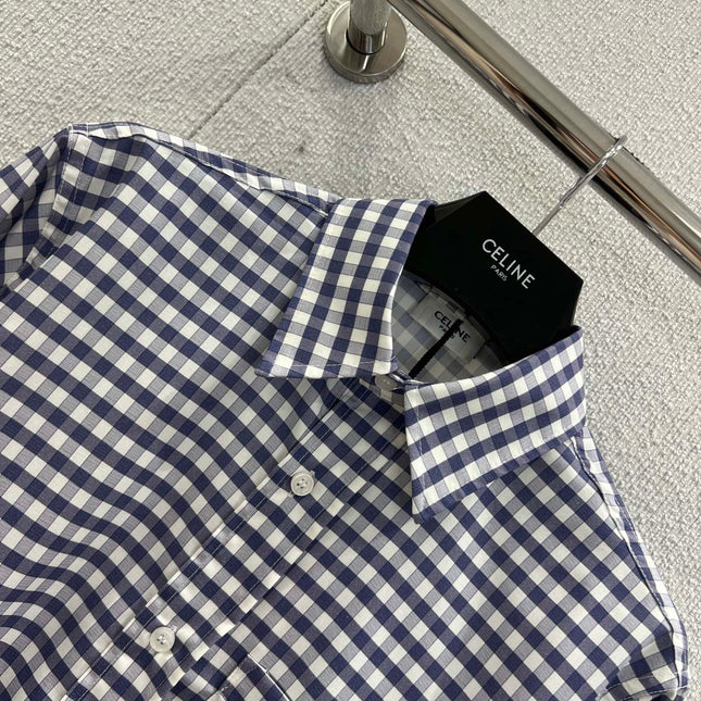 CELINE 25S CHECKED SHIRT 0012