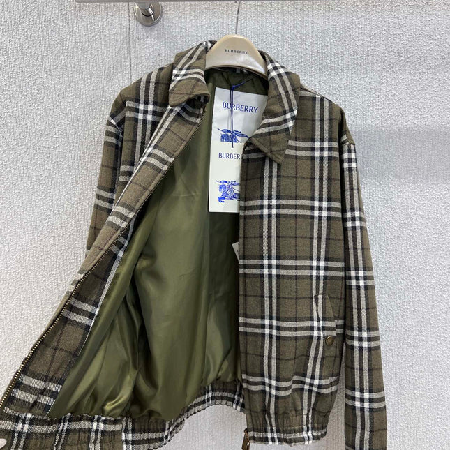 BURBERRY 25S PLAID JACKET 0017