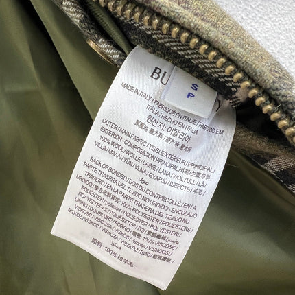 BURBERRY 25S PLAID JACKET 0017