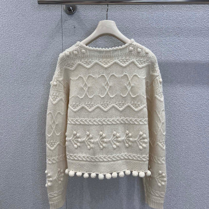 CHANEL 25S CROCHETED SWEATER 233230