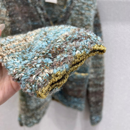 CHANEL 25S KNITTED WOOL COAT 233443