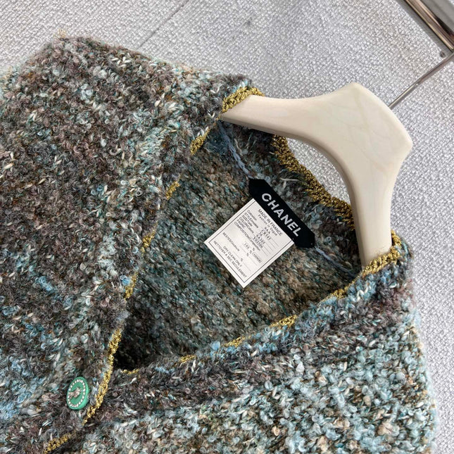 CHANEL 25S KNITTED WOOL COAT 233443