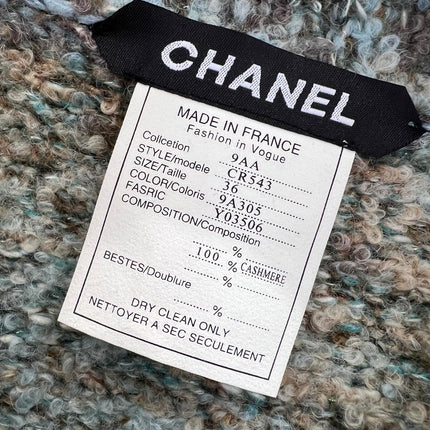 CHANEL 25S KNITTED WOOL COAT 233443