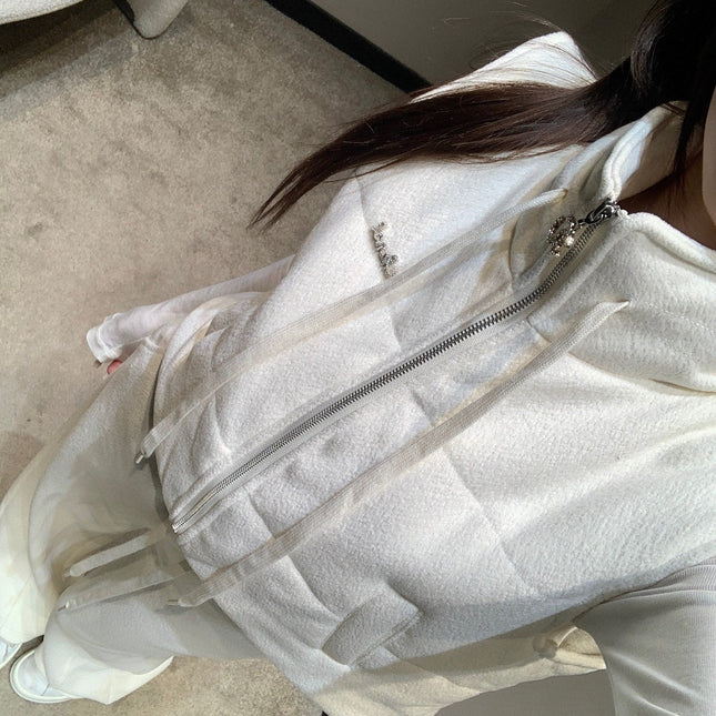 CHANEL 25S KNIT BLAZER AND DRAWSTRING PANTS SET 388