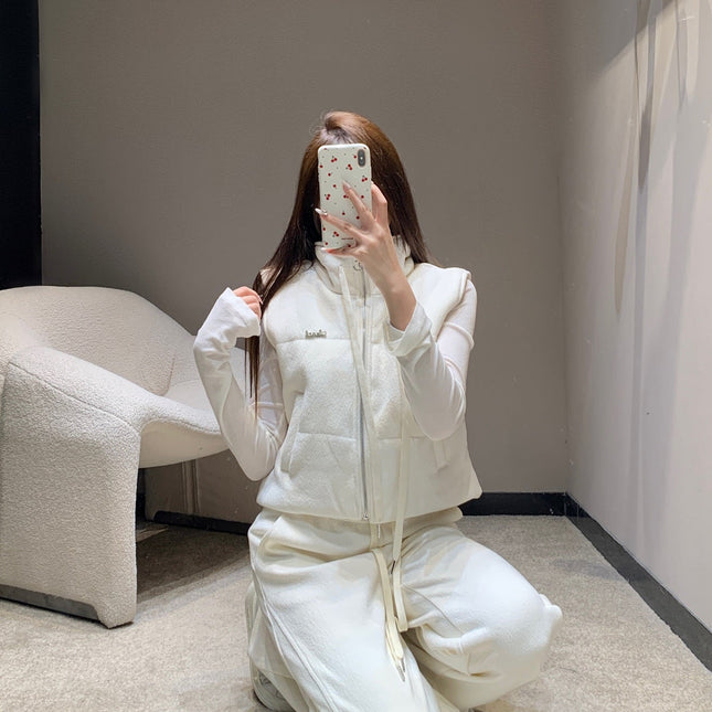 CHANEL 25S KNIT BLAZER AND DRAWSTRING PANTS SET 388