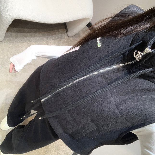 CHANEL 25S KNIT BLAZER AND DRAWSTRING PANTS SET 387