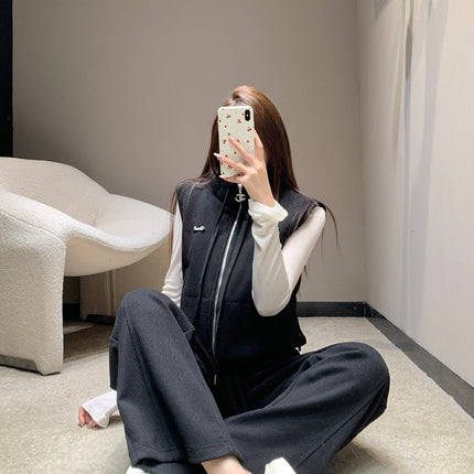 CHANEL 25S KNIT BLAZER AND DRAWSTRING PANTS SET 387