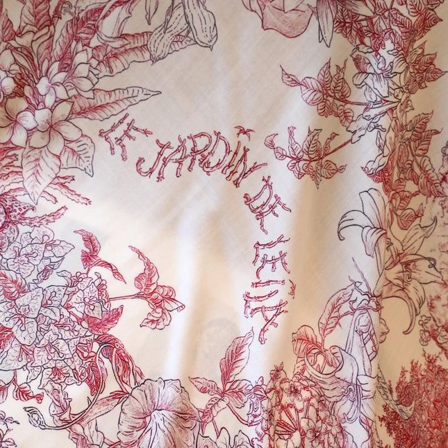 SCARF 140 IN ROSE PINK SILK