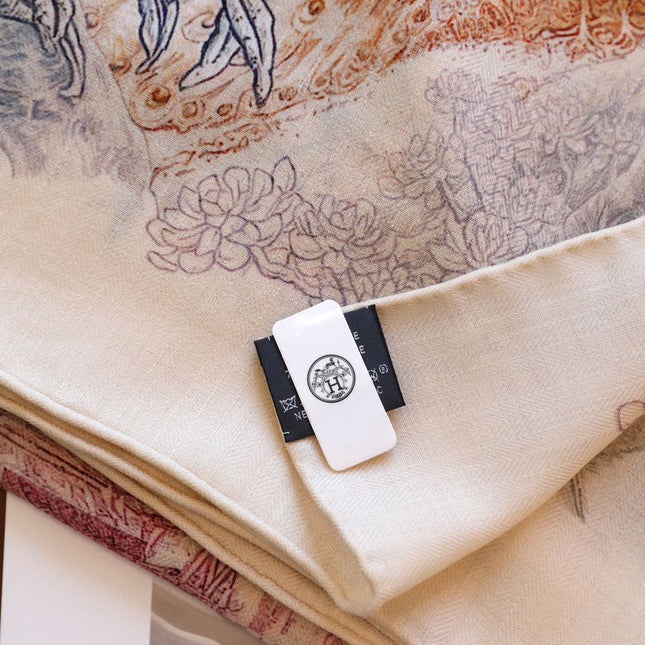 SCARF 140 IN COLORFUL SILK